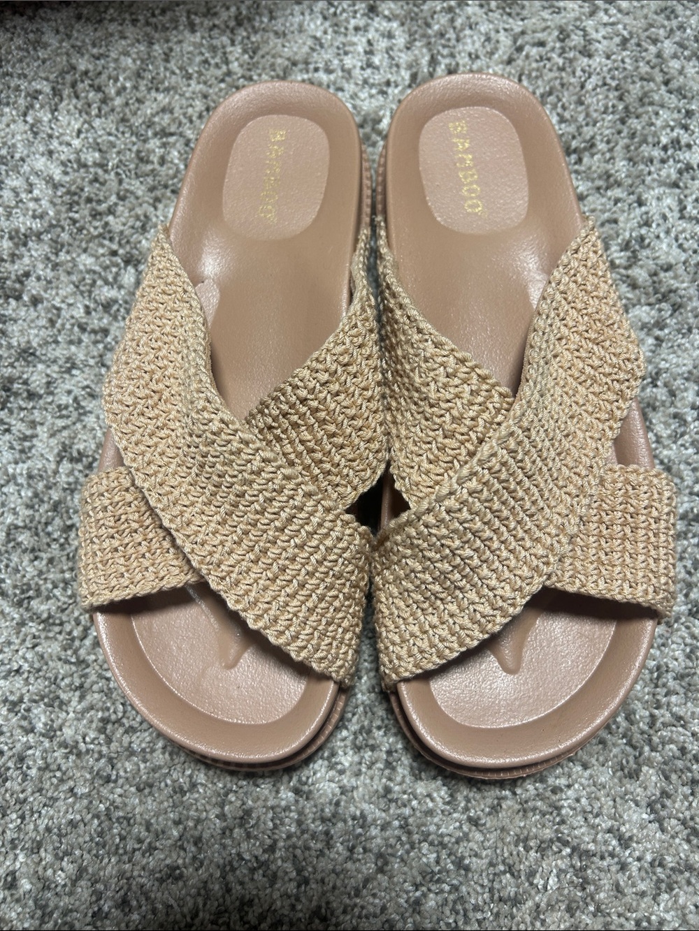 Bamboo sandals NEW